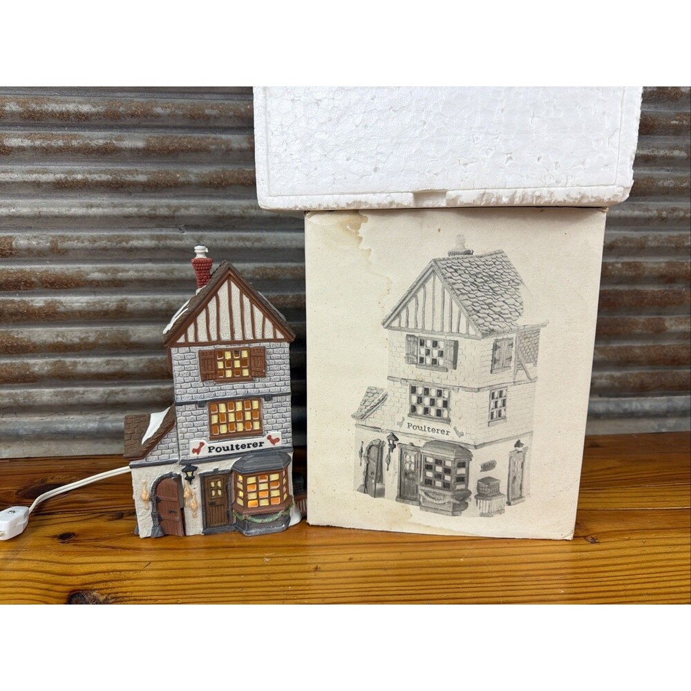 Dept 56 "Poulterer" Dickens Village Series Heritage #5926-9